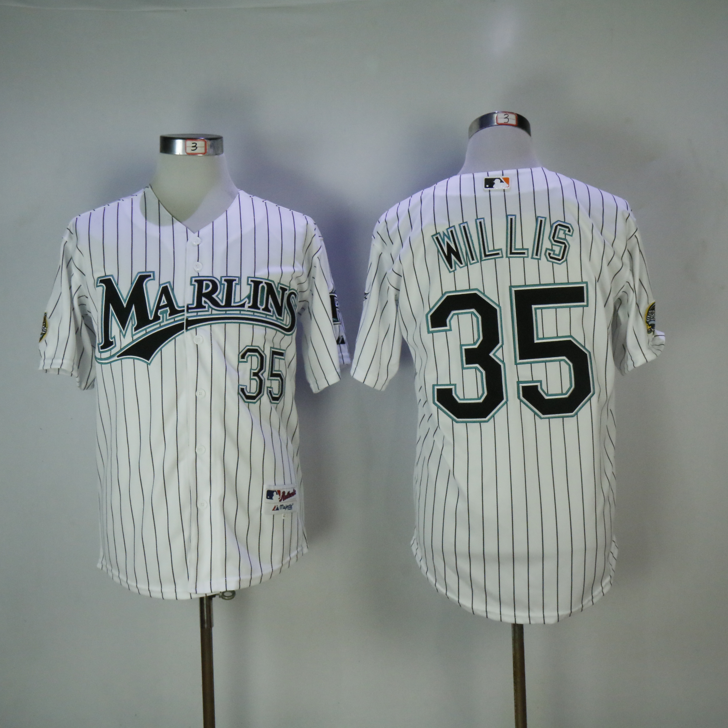 Men Miami Marlins #35 Willis White MLB Jerseys->detroit tigers->MLB Jersey